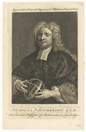 Bildnis des Nicholas Saunderson