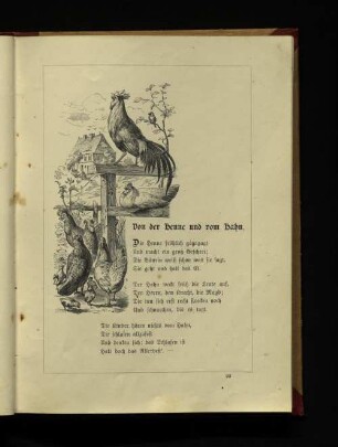Von der Henne und vom Hahn