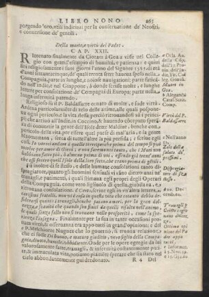 Cap. XXII. Della morte, e virtù del Padre