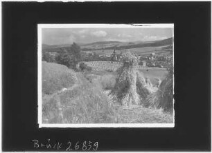 Wehrsdorf. Blick auf Wehrsdorf