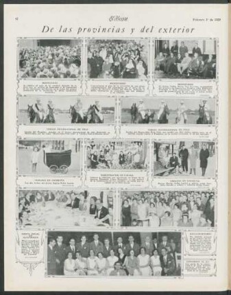 De las provincias y del exterior