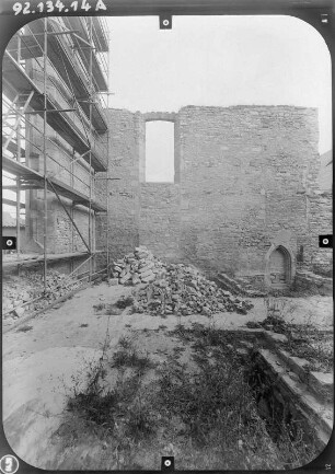 Bernburg (Saale). Ehem. Servitenkloster "Marienknechte" (Erwähnung 1308). Teilansicht