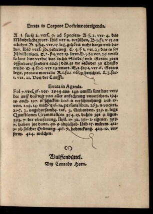 Errata in Corpore Doctrinae corrigenda.