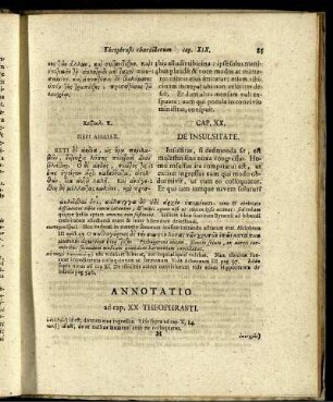Annotatio ad Cap. XX Theophrasti.