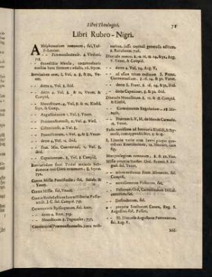 71-72, Libri Rubro-Nigri.