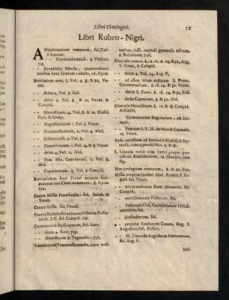 71-72, Libri Rubro-Nigri.