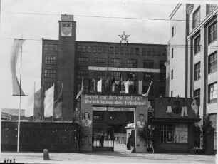 Eingangsbereich OSW; Foto, 1950