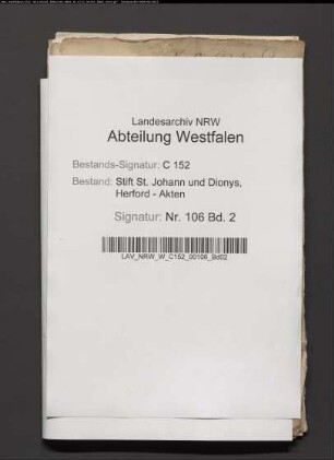 Prokuratur Rechnung, mit Belägen.