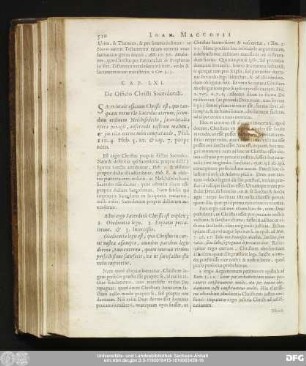 Cap. LXI. De Officio Christi Sacerdotali.