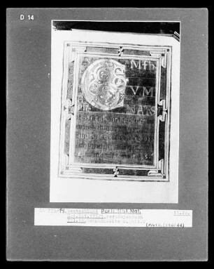 Perikopenbuch — Initiale C, Folio 18