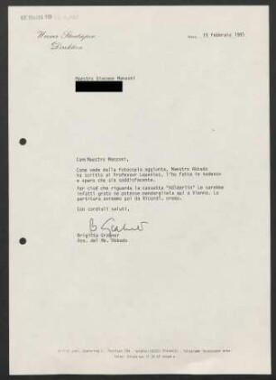 Brief an Giacomo Manzoni, 15.02.1991