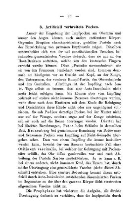 3. Artifiziell verbreitete Pocken