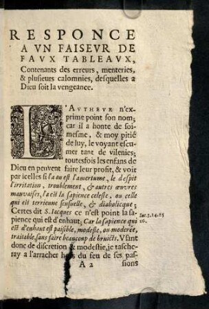 A2r-A8v, Responce a un faiseur de faux tableaux...