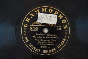 "Bohème" : Wie eiskalt ist dies Händchen / (Puccini)