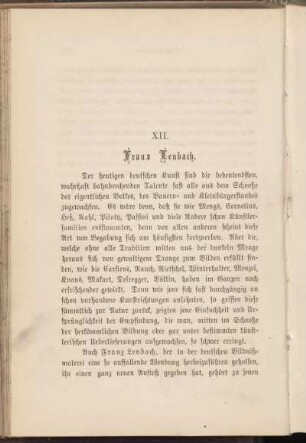 XII. Franz Lenbach.
