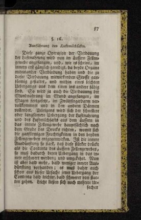 §. 16. Ausführung des Luftmilchsafts.