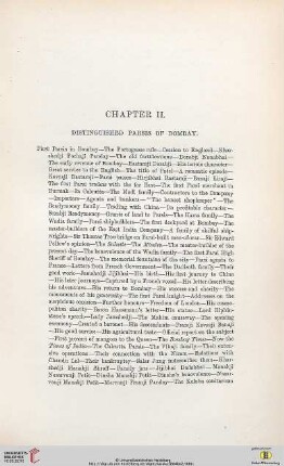 Chapter II : Distinguished Parsis of Bombay