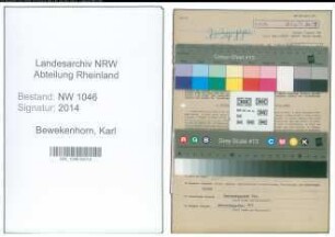 Entnazifizierung Karl Bewekenhorn , geb. 18.07.1901 (Dentist)