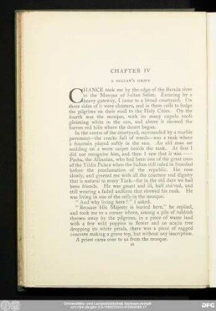 Chapter IV A Sultan's Grave