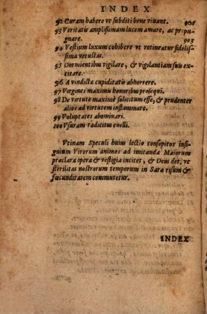 Aureum speculum Principum, Consiliariorum Iudicum