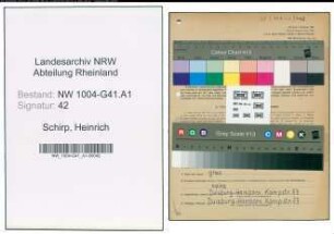 Entnazifizierung Heinrich Schirp , geb. 26.12.1911 (Hilfsbeamter)