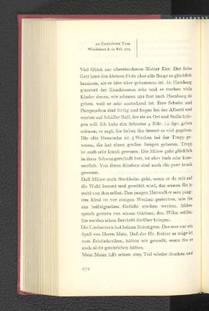 An Ernestine Voss Wandsbeck, den 12. Februar 1779