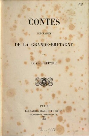 Contes populaires de la Grande-Bretagne