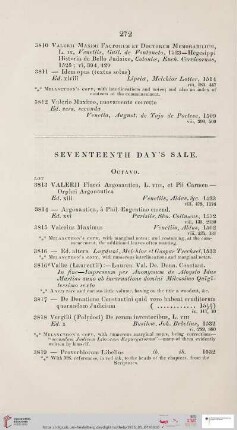 Seventeenth day´s sale (Nr. 3813 - 4019)