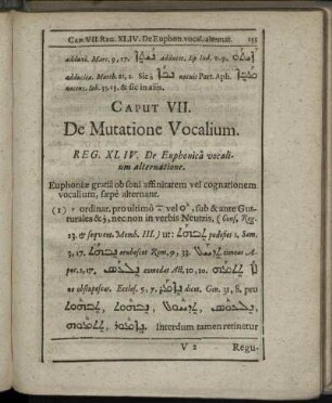 Caput VII. De Mutatione Vocalium.