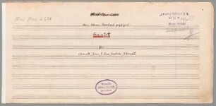 Quintets, strings (3), cl, cor - BSB Mus.ms. 6530 : Quintett für Clarinette, Horn, Violine, Bratsche und Violoncello