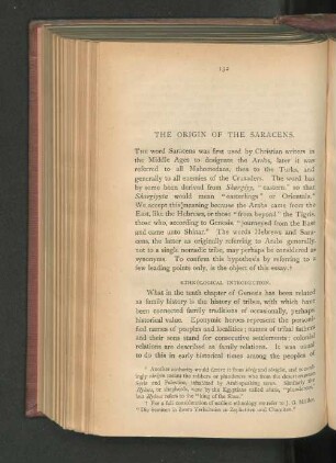 The Origin of the Saracens.