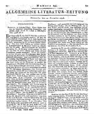 Abicht, J. H.: Kurze Darstellung des Natur- und Völkerrechts. Zum Gebrauch bey Vorlesungen. Bayreuth: Lübeck 1795