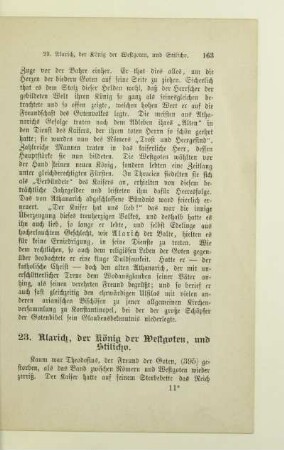 23. Alarich, der König der Westgoten, und Stilicho