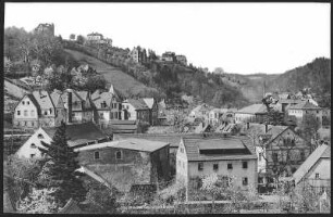 Tharandt. Blick von der Schule