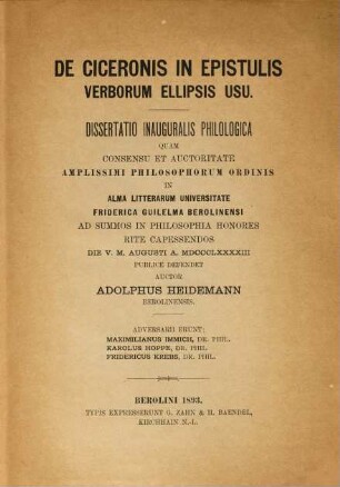De Ciceronis in epistulis verborum ellipsis usu ...