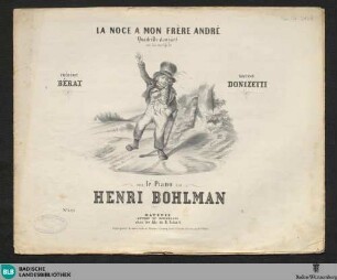 La noce a mon frère André : quadrille dansant sur des motifs de Frédéric Bérat et Gaetano Donizetti