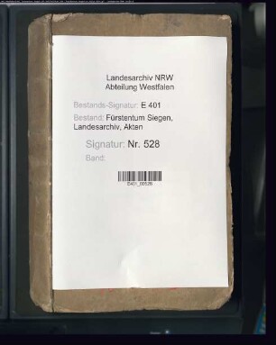 Rechtsstreitigkeiten der Landesadministration des katholischen Landesteils des Fürstentums Nassau-Siegen