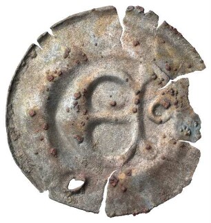 Fundmünze, Hohlpfennig, 15 Jh.