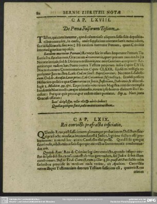Cap. LXVIII. De Poena Falsorum Testium