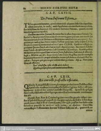 Cap. LXVIII. De Poena Falsorum Testium