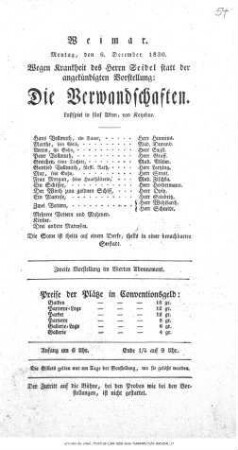 Die Verwandschaften