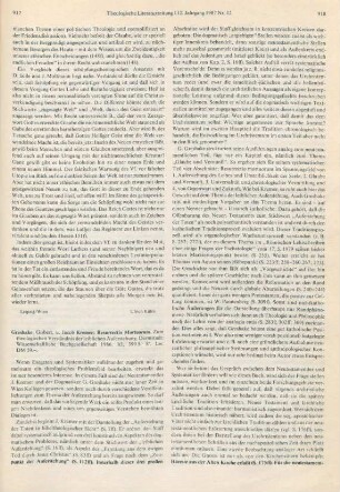 917-919 [Rezension] Resurrectio mortuorum