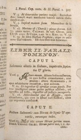 Liber II. Paralipomenon. Caput I - [Caput XXXVI.]