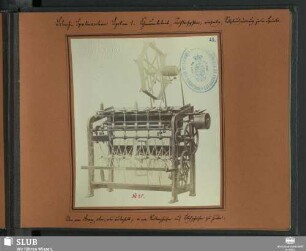 Schuss-Spulmaschine System 1. Schnurenbetrieb, Trichtersystem, einseitig, Selbstausrückung jeder Spule