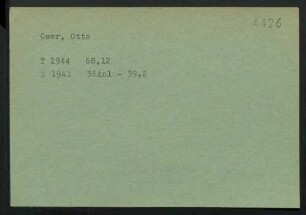 Oser, Otto