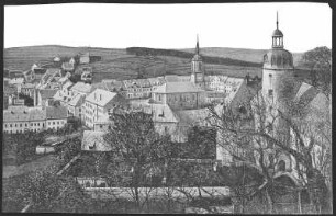 Frauenstein. Blick auf Frauenstein von der Ruine