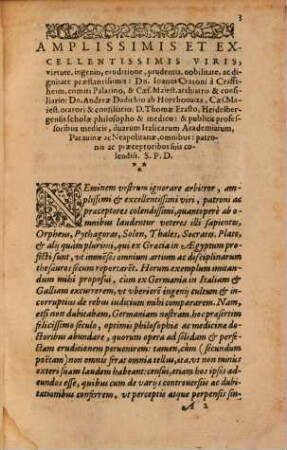 Oratio de praesidiis futuri excellentis medici ...