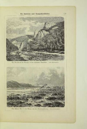 Der Durchbruch des Dunajec in den nördlichen Karpathen