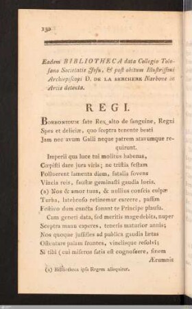 Epistolae. Regi.