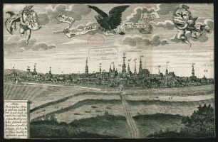 Prospect der Stadt Berlin : wie solche von der Fridrich-Stadt, vorm Hallischen Thor, sich praesentiret